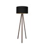 Opviq Lámpara de Pie AYD-3059 Negro y Cobre